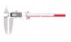 LCD Digital Caliper 16" 400x0,01mm, Mm/inch, Jaw Length 100mm Vogel