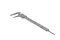 Vernier Caliper 150 mm/6" 0,05mm-1/128", locking-screw, 4-way system Vogel
