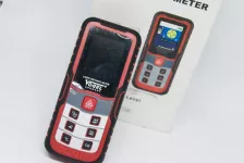 Laser Distance Meter 0,5-70M, Res. 0,001m Laser pointer, Memories, With Pintail Vogel