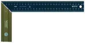 Carpenter's Try Square Aluminium Blade With Graduation 8"mm/mm