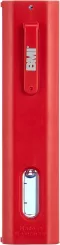 Line Level With Fastner. Eyelets To Attach To A Line, Vials Made Of Plexiglass.