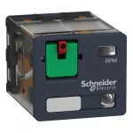 Power Plug-in Relay, 15 A, 3 CO, With LED, 230 V AC