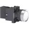 Complete Illuminated Push Button, Easy Harmony XA2, Plastic, Flush, White, 22mm, Spring Return, 24V AC/DC, 1NO