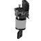 Key Switch Selector, Metal, Black, Ø22, Key N°455, 2 Positions, Stay Put, 1 NO