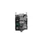 Key Switch Selector, Metal, Black, Ø22, Key N°455, 2 Positions, Stay Put, 1 NO