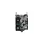 Key Switch Selector, Metal, Black, Ø22, Key N°455, 2 Positions, Stay Put, 1 NO