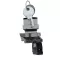 Key Switch Selector, Metal, Black, Ø22, Key N°455, 2 Positions, Stay Put, 1 NO