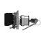 Key Switch Selector, Metal, Black, Ø22, Key N°455, 2 Positions, Stay Put, 1 NO