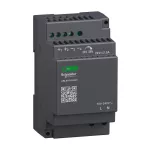 Regulated Power Supply, 100-240V AC, 24V 2.5 A, Single Phase, Modular