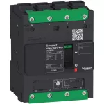 Circuit Breaker ComPact NSXm B (25 KA At 415 VAC), 4P 3d, 100 A Rating TMD Trip Unit, Compression Lu...