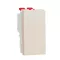 Switch, New Unica, Intermediate, 10AX, 1 Module, Screwless Terminals, Untreated, IP4X, Beige