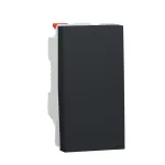 Two-way switch 10A 1module - Black