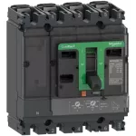 Circuit Breaker, ComPacT NSX160B, 25kA/415VAC, 4 Poles 3D (neutral Not Protected), TMD Trip Unit 125...