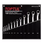 Double Ring Wrench 45° Offset 12PCS