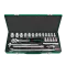 24 PCS 1/2" DR. Socket Set - Satin TopTul