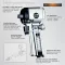 1/2" DR. Super Duty Air Impact Wrench (Max. Torque 500 Ft-Lb)