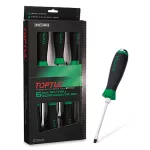 6PCS Go-Thru Slotted & Phillips Screwdriver Set (Hexagon Steel & Driver)