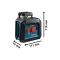 Bosch Self-Leveling 360° Horizontal Cross-Line Laser 20 M Green Line