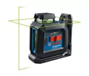Bosch Self-Leveling 360° Horizontal Cross-Line Laser 20 M Green Line