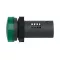 Round Pilot Light Ø 22 - Green - Integral LED - 220 V AC - Screw Clamp Terminals