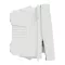 One-way switch 16A screws indic  lamp 1m - white