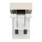 Pushbutton Switch, New Unica, Location Lamp, 10 A, 1 Module, Beige