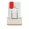 Pushbutton Switch, New Unica, Location Lamp, 10 A, 1 Module, Beige