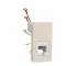 Telephone Socket, New Unica, RJ12, 1 Connector, 1 Module, Beige