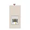 Telephone Socket, New Unica, RJ12, 1 Connector, 1 Module, Beige