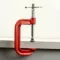 WISEUP Adjust Heavy Duty G Clamp 6 Inch C/W Soft Jaw Pads 153 Mm – G Clamp Iron Red For Woodwork Metal Clamping