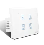 WIFI Smart Touch wall Switch 4 Gang 10A White