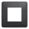 Cover Frame, Unica Studio, 1 Gang, Anthracite