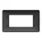 Cover Frame, Unica Studio, 1 Gang, Anthracite