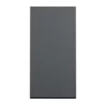 Switch, New Unica, Intermediate, 10AX, 1 Module, Screwless Terminals, Painted, IP4X, Anthracite