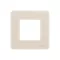 1gang Unica Studio frame beige Beige
