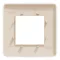 1gang Unica Studio frame beige Beige