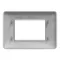 3 modules Unica Studio frame aluminum
