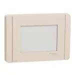 IP55 3 modules Unica Studio frame beige