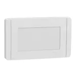 IP55 4 modules Unica Studio frame white