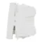 Pushbutton switch 10A 1 mod screw - white