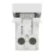 Pushbutton switch 10A 1 mod screw - white