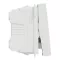 Pushbutton switch 10A 1 mod screw - white