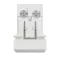 Pushbutton switch 10A 1 mod screw - white