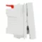 Pushbutton Bell location lamp 10A 1mod - white