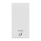 Pushbutton Bell location lamp 10A 1mod - white