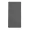 One-way switch 16A screws 1module - Black