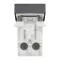 One-way switch 16A screws 1module - Black