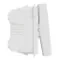 two-way switch 16A screws 1module - white