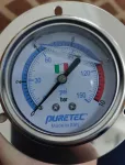 Pressure Gauge 2.5 Inch 10 Bar Back Connection