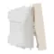 One-way switch 16A screws 2modules - Beige